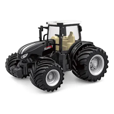 RC kovový traktor Korody s širokými koly 1:24, černý