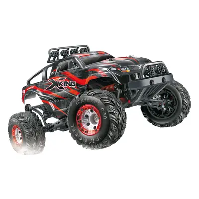 RC auto X-King monstertruck, červená