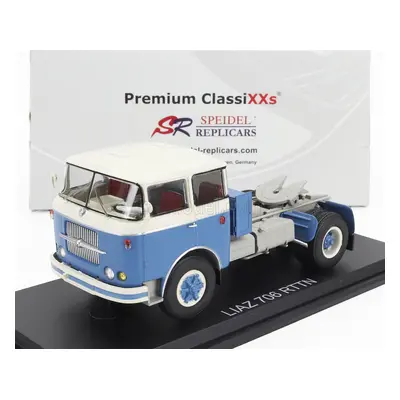 Premium classixxs Liaz 706 Rttn Tractor Truck 2-assi 1978 1:43 Světle Modrá Bílá