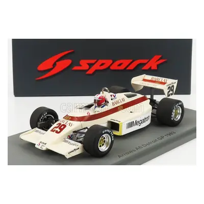 Spark-model Arrows F1 A6 N 29 Detroit Gp 1983 M.surer 1:43 Bílá