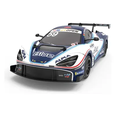 RC auto MC Laren 720S GT3, modrá