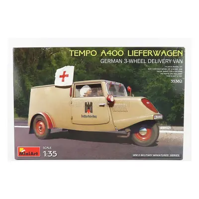 Miniart Tempo A400 Van Lieferwagen 3-wheels Ambulance Military 1962 1:35 /