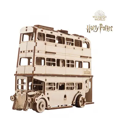 Ugears 3D dřevěné mechanické puzzle Harry Potter Rytířský autobus