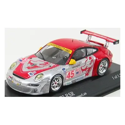 Minichamps Porsche 911 Gt3rsr N 45 12h Sebring 2007 1:43, stříbrnočervená