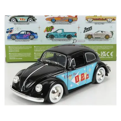 Jada Volkswagen Beetle Maggiolino 1959 - I Love The 50's 1:24 Černá Světle Modrá