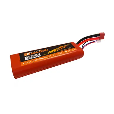 LiPo 3S 11,1 V / 3000 mAh - 45C ve velikosti 2S