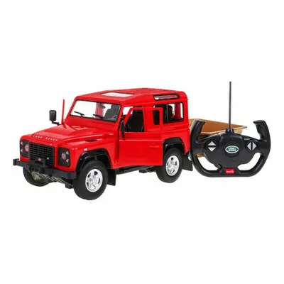 RC auto Land Rover Defender, červená