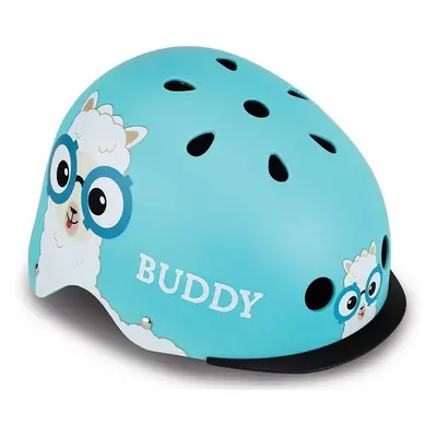 Globber - Dětská přilba Elite Lights Sky Blue Buddy XS/S