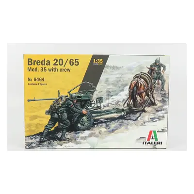 Italeri Accessories Breda 20/65 Military Gun With Crew 1:35 /