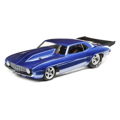 Losi 22S Dragster 1:10 1969 Camaro RTR modré