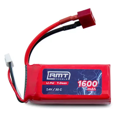 RMT Models Li-Pol 1600 mAh 7,4V 30C T-Dean