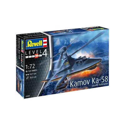 Plastic ModelKit vrtulník 03889 - Kamov Ka-58 Stealth (1:72)