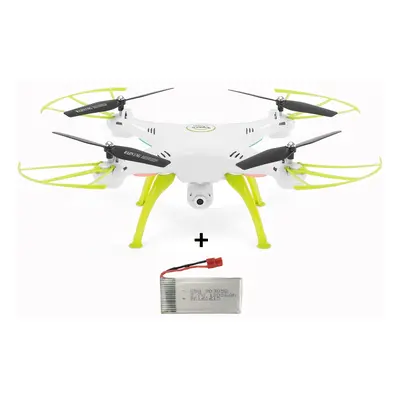 Dron Syma X5HW, bílá + náhradní baterie