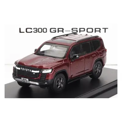 Lcd-model Toyota Land Cruiser Lc300-gr Sport 2022 1:64 Red