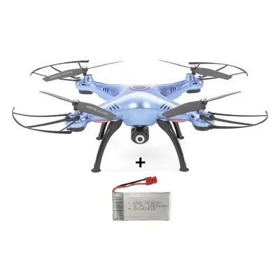 Dron Syma X5HW, modrá + náhradní baterie