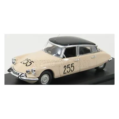 Rio-models Citroen Ds19 N 255 Mille Miglia 1957 Lebes-failly 1:43 Ivory Black