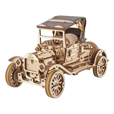 Ugears 3D dřevěné mechanické puzzle Historický automobil UGR-T