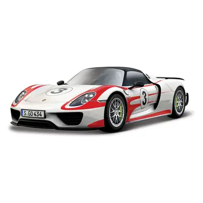 Bburago Porsche 918 Weissach 1:24 bílá