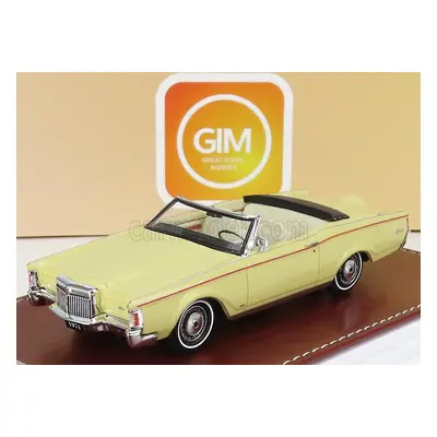 Great-iconic-models Lincoln Continental Mark Iii Convertible 1971 1:43 Žlutá