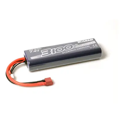 NOSRAM 3100mAh - 7.4V - 50C LiPo Car Stickpack Hardcase - T-DYN konektor