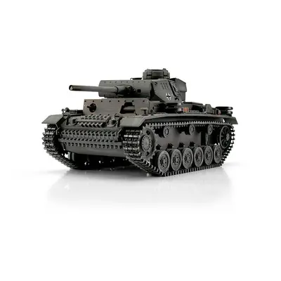 RC tank PzKpfw III. 1:16 IR, šedá