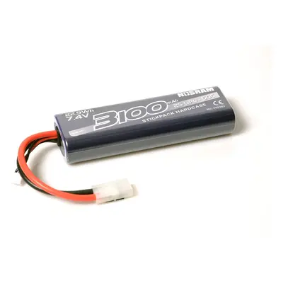 NOSRAM 3100mAh - 7.4V - 50C LiPo Car Stickpack Hardcase - Tamiya konektor