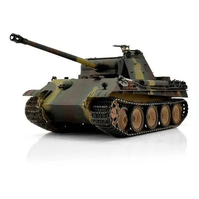 TORRO tank PRO 1/16 RC Panther G vícebarevná kamufláž - BB Airsoft - kouř z hlavně