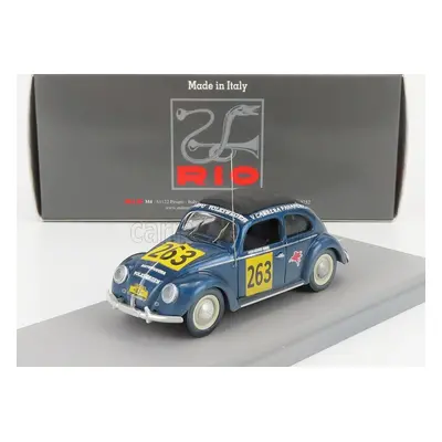 Rio-models Volkswagen Beetle Kafer Maggiolino Closed Roof N 263 Rally Panamericana 1954 M.hinke 