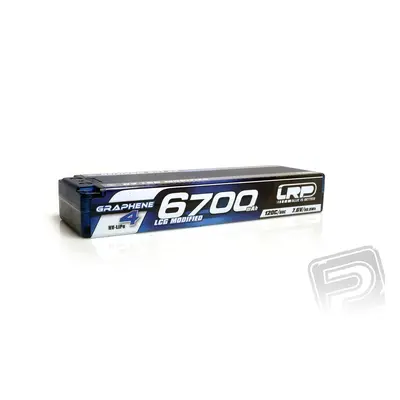 HV LCG Modified GRAPHENE-4 6700mAh Hardcase Akku - 7.6V LiPo - 120C/60C