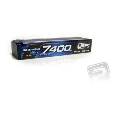 HV Stock Spec GRAPHENE-4 7400mAh Hardcase Akku - 7.6V LiPo - 135C/65C