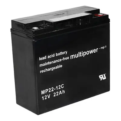 Pb akumulátor MULTIPOWER 12V/22,0Ah