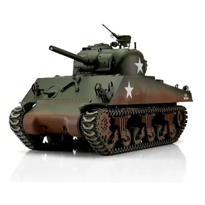 TORRO tank PRO 1/16 RC M4A3 Sherman 75mm zelená kamufláž - BB Airsoft