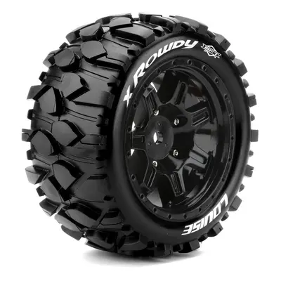 X-ROWDY SPORT 1/5 24mm hex Black Rims, 2 ks