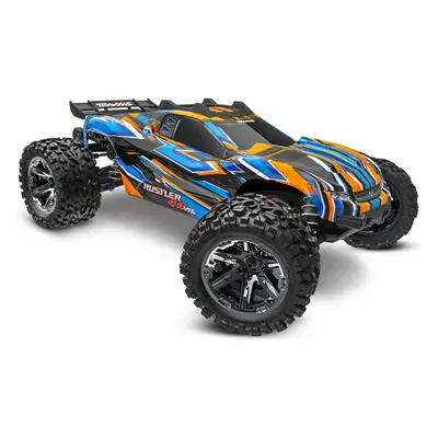 RC auto Traxxas Rustler 1:10 VXL HD 4WD RTR, oranžová