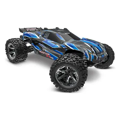 RC auto Traxxas Rustler 1:10 VXL HD 4WD RTR, modrá