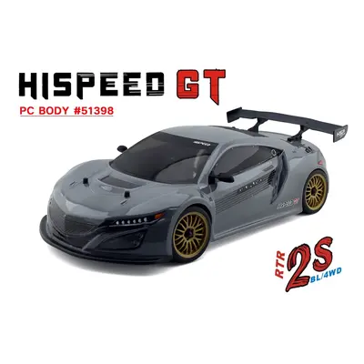 RC auto HSP GT PRO 1/10 RTR On-road, šedá