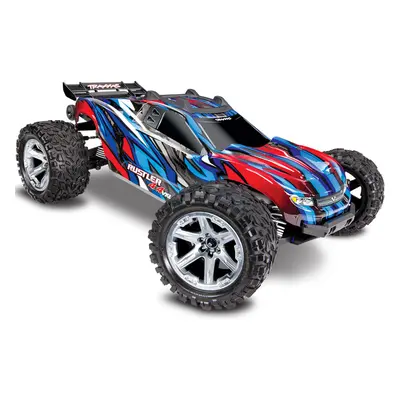 BAZAR - RC auto Traxxas Rustler 1:10 VXL 4WD TQi RTR, modrá