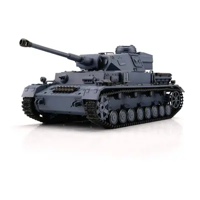 TORRO tank 1/16 RC PzKpfw IV provedení F2 šedá kamufláž - BB Airsoft+IR (kovové pásy)