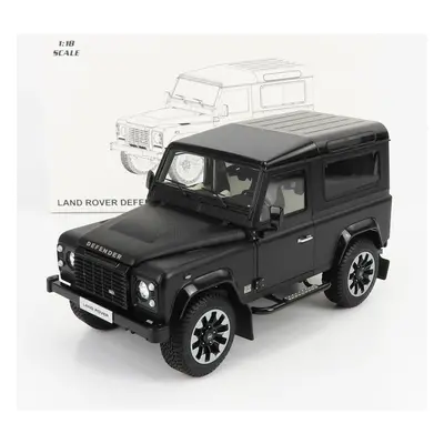 Lcd-model Land rover Defender 90 Works V8 70th Edition 2018 1:18 Matt Black