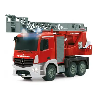 Merecedes-Benz Antos FIRE TRUCK 4WD, 1:20, funkční stříkačka a žebřík, zvuk, LED, RTR