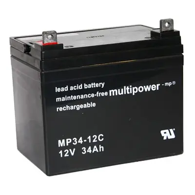 Pb akumulátor MULTIPOWER 12V/34,0Ah