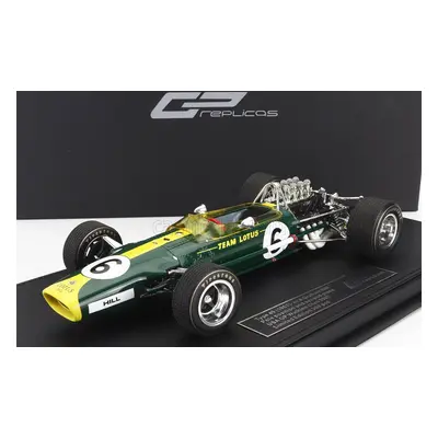 Gp-replicas Lotus F1 49 N 6 Pole Position And 2nd Usa Gp 1967 Graham Hill 1:18 Zelená Žlutá