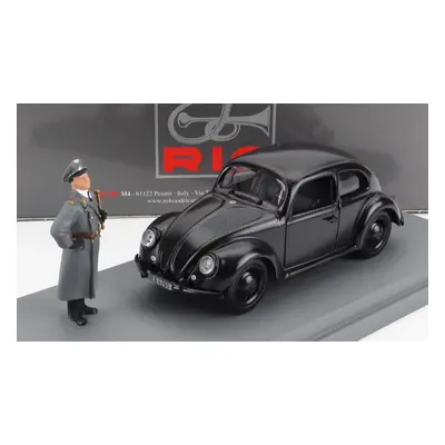 Rio-models Volkswagen Beetle Kafer Kdf Wagen With Figure 1941 1:43 Black