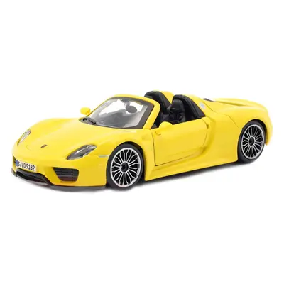 Bburago Plus Porsche 918 Spyder 1:24 žlutá