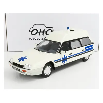 Otto-mobile Citroen Cx Break Ambulance Quasar Heuliez 1987 1:18 Bílá Modrá