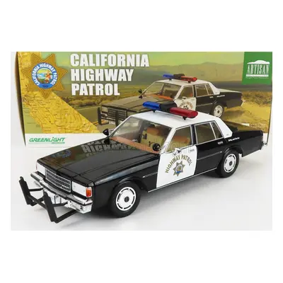 Greenlight Chevrolet Caprice Police California Highway Patrol 1989 1:18 Černá Bílá