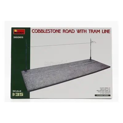 Miniart Accessories Diorama - Cobblestone Road With Tram Line 1:35 /