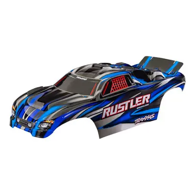 Traxxas karosérie Rustler modrá (bezsponková)