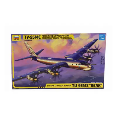 Zvezda Tupolev Ty-95ms Bear Military Russian Airplane 1956 1:144 /