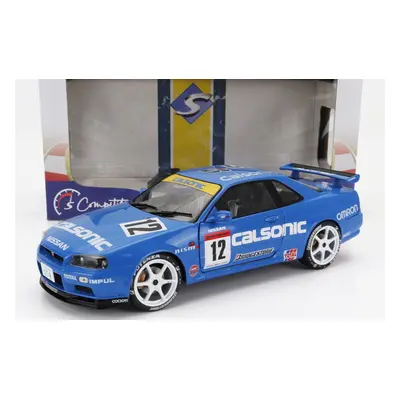 Solido Nissan Skyline Gt-r (r34) Streetfighter N 12 Calsonic Tribute 2000 1:18 Blue